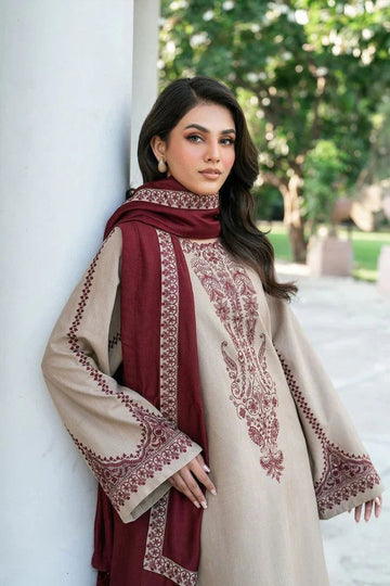 🌸 SUMMER'S COLLECTION 🌸  🟥 BRAND NAME : LIBAAS 🟨 CATEGORY : LAWN 3PC Embroidered (003)